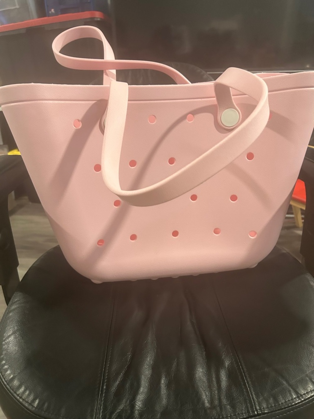 Large Beach Pink Tote Bag